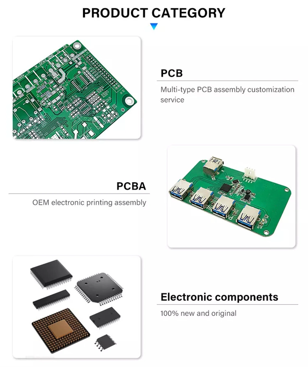 Rigid-Flex Printed Circuit Board PCB SMT&DIP PCB for Electronics PCBA