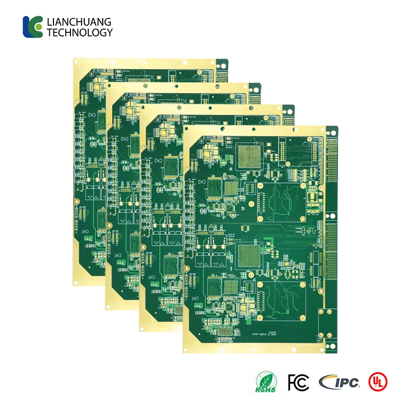 8 Layers of Fr4 Gold Edging PCB, Hybrid Laminating, Rogers/Taconic/Arlon/Nelco Laminating with Fr4 Material