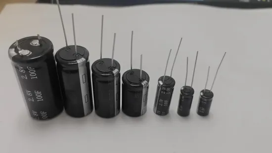 Ultracapacitor 2.8V 10f Super Capacitor with High Voltage and Low ESR